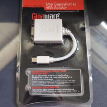 Gigaware Mini DisplayPort to VGA Adapter 2602730