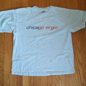 Virgin Atlantic Chicago Rap Funny London Vintage Tee XL Music Adult Drugs Vibe