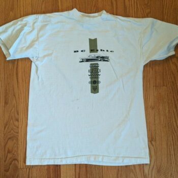 BC Ethic Kvston Car Klassics Handmade Vintage Made in USA White Tee Rap Rock