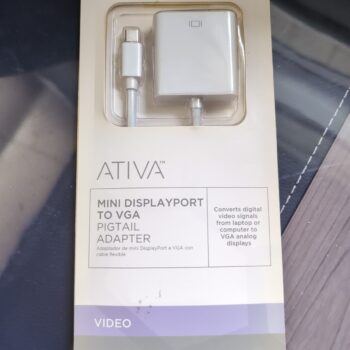 ATIVA Mini DisplayPort to VGA PIGTAIL ADAPTER 529-671